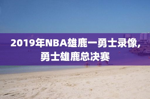 2019年NBA雄鹿一勇士录像,勇士雄鹿总决赛