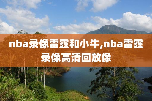 nba录像雷霆和小牛,nba雷霆录像高清回放像