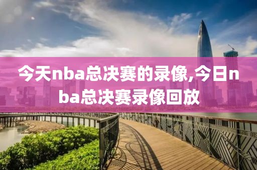 今天nba总决赛的录像,今日nba总决赛录像回放