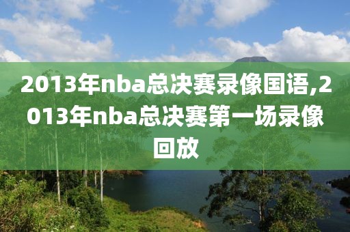 2013年nba总决赛录像国语,2013年nba总决赛第一场录像回放