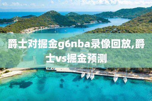 爵士对掘金g6nba录像回放,爵士vs掘金预测