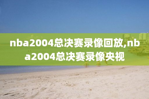 nba2004总决赛录像回放,nba2004总决赛录像央视
