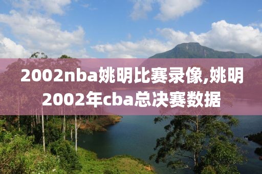 2002nba姚明比赛录像,姚明2002年cba总决赛数据